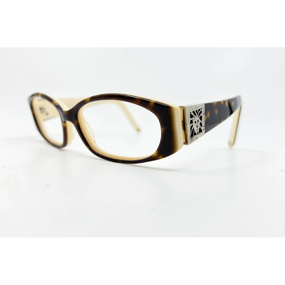 Anne Klein Eyeglasses Women Brown Tortoise Cream AK3129 54-15-135